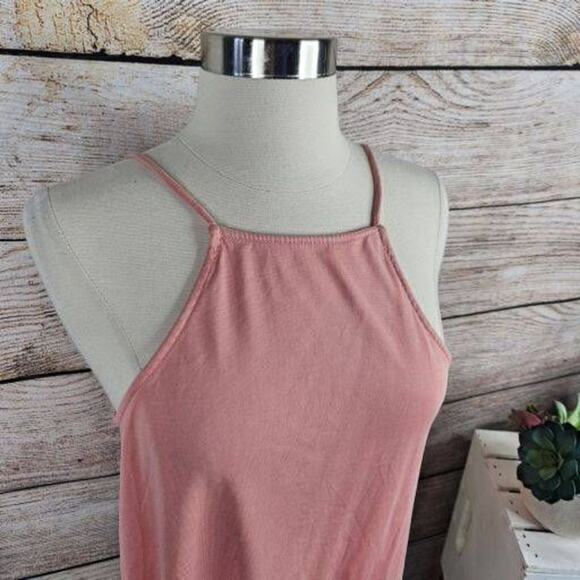 Urban Outfitters Silence + Noise Spaghetti Strap Pink Tank Top Size Small - Picture 3 of 6